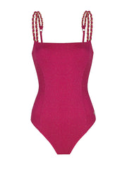 Anais Margaux: Patrice Rib Glitter One-Piece (PATRPNK)