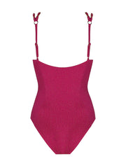 Anais Margaux: Patrice Rib Glitter One-Piece (PATRPNK)