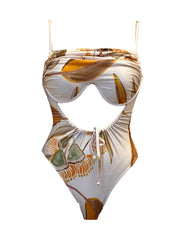 Andrea Iyamah: Tiaca One Piece Swimsuit (S2202B-LEAF)