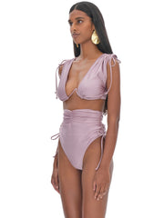 Andrea Iyamah: Menasa High Rise Bikini (S2203C-T-PLLC-S2203C-B-PLLC)