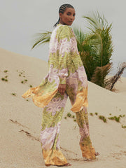 Andrea Iyamah: Akacia Tunic-Akacia Pants (R22T3-WDG-R22P1-WDG)