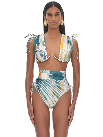 Andrea Iyamah: Menasa High Rise Bikini (S2203A-T-BARK-S2203A-B-BARK)