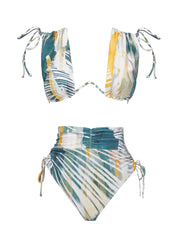 Andrea Iyamah: Menasa High Rise Bikini (S2203A-T-BARK-S2203A-B-BARK)