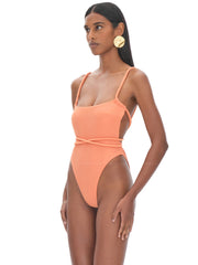 Andrea Iyamah: Lima One Piece Swimsuit (S2216B-PCH)