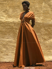 Andrea Iyamah: Xena Maxi Dress (R22D6B-BAPT)