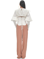 Andrea Iyamah: Tula Corset (R22T2-PWHT)