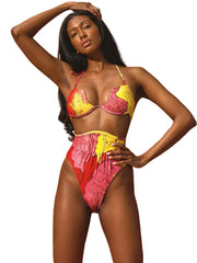Andrea Iyamah: Gura Corset Waist Bikini (S2301B-T-ERO-S2301B-B-ERO)