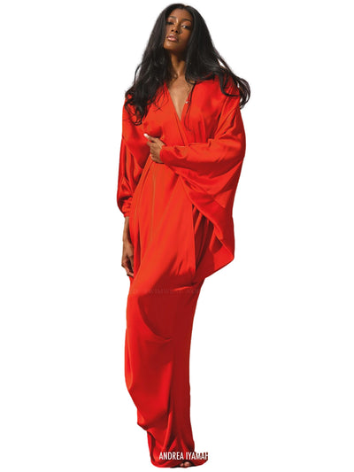Andrea Iyamah: Tibara Kaftan Dress (R23D10-SAFF)