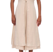 Mos Linen Jacket-Mos High Waist Culotte ::RET