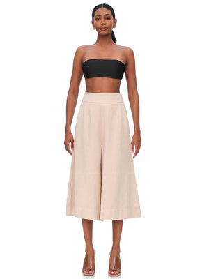 Andrea Iyamah: Mos High Waist Culotte (S23P28-CHLK)