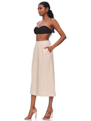 Andrea Iyamah: Mos High Waist Culotte (S23P28-CHLK)