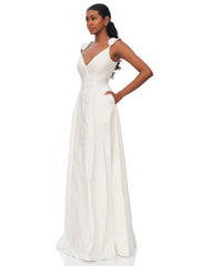 Andrea Iyamah: Vola Maxi Dress (S23D19-IVRY)