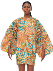 Andrea Iyamah: Lida Bubble Sleeve Dress (S23D7A-ILIA)