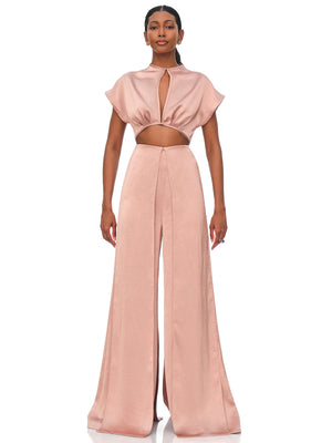 Andrea Iyamah: Hami Crop-Hami High Waist Pants (S23T14-PRPK-S23P14-PRPK)