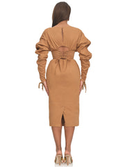 Andrea Iyamah: Palla Dress (F23D12-DUST)