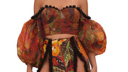 Omma Crop-Omma Sarong Skirt