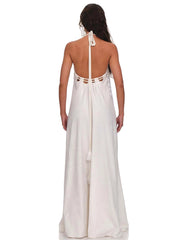 Andrea Iyamah: Essi Maxi Dress (S24D2-LIMESTONE)