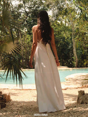 Andrea Iyamah: Essi Maxi Dress (S24D2-LIMESTONE)