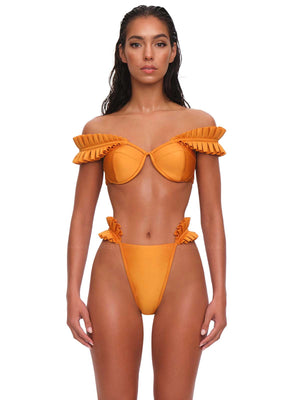 Andrea Iyamah: Mulan Bikini (SUG3FT-GOLD-SUG3FB-GOLD)