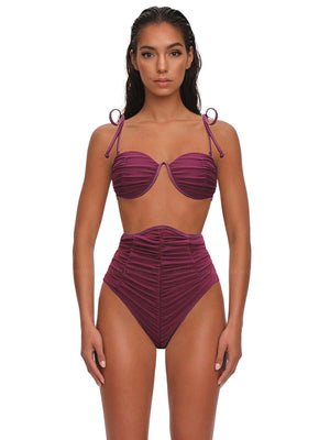 Andrea Iyamah: Capa Mesh Bikini (S2425AT-AMTHST-S2425AB-AMTHST)