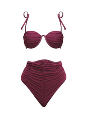 Andrea Iyamah: Capa Mesh Bikini (S2425AT-AMTHST-S2425AB-AMTHST)