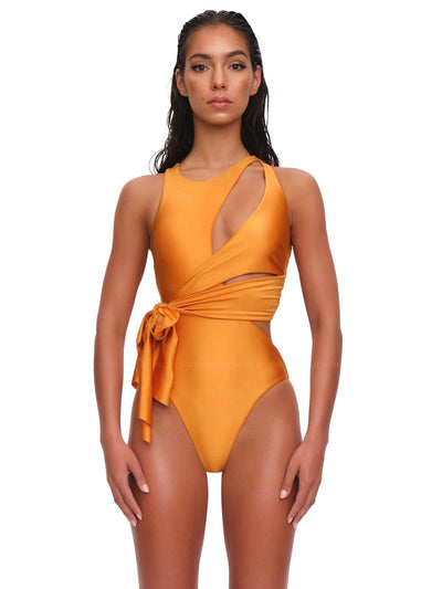 Andrea Iyamah: Lada One Piece Swimsuit (S2416-GOLD)