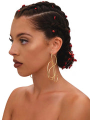Andrea Iyamah: Clef Earrings (S23ACC03)