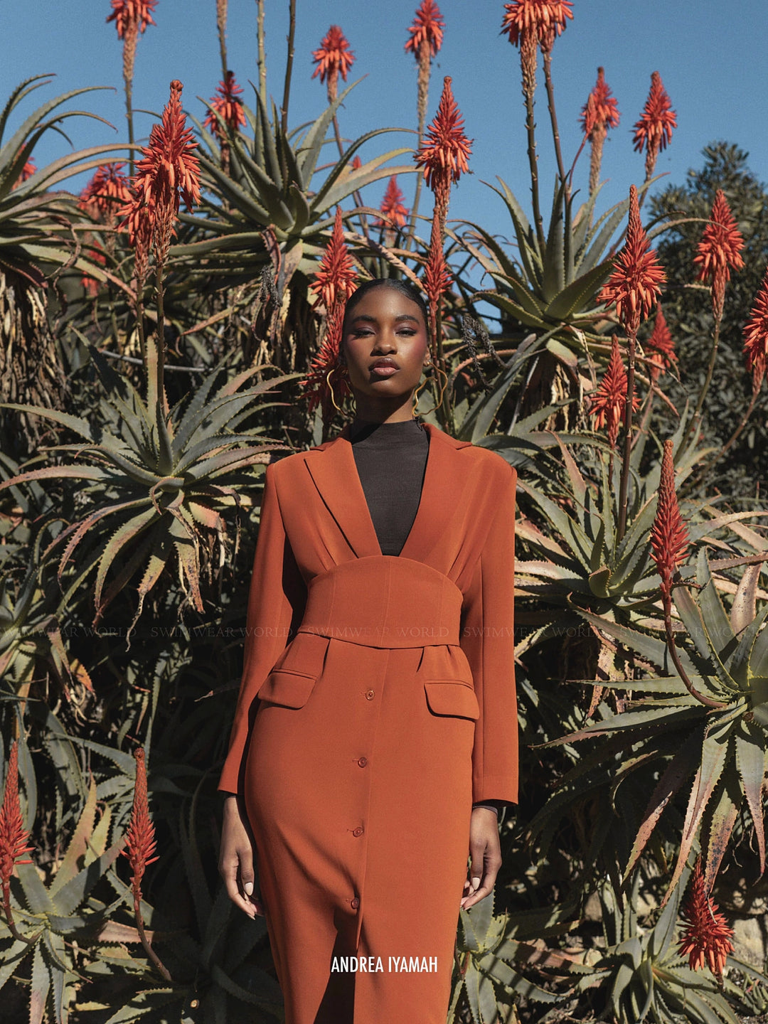 Andrea Iyamah: Zia Corset Blazer Dress (F24D8A) – Swimwear World