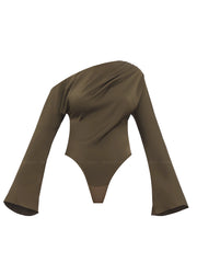 Andrea Iyamah: Mati Off-Shoulder Bodysuit (F24L11A)