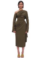 Andrea Iyamah: Mati Off-Shoulder Bodysuit (F24L11A)