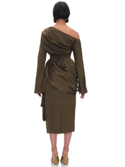 Andrea Iyamah: Mati Off-Shoulder Bodysuit (F24L11A)