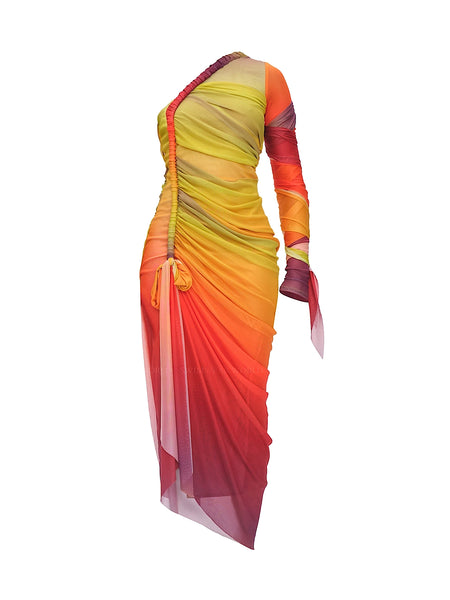 turi mesh dress - zuli Andrea Iyamah: Turi Mesh Dress