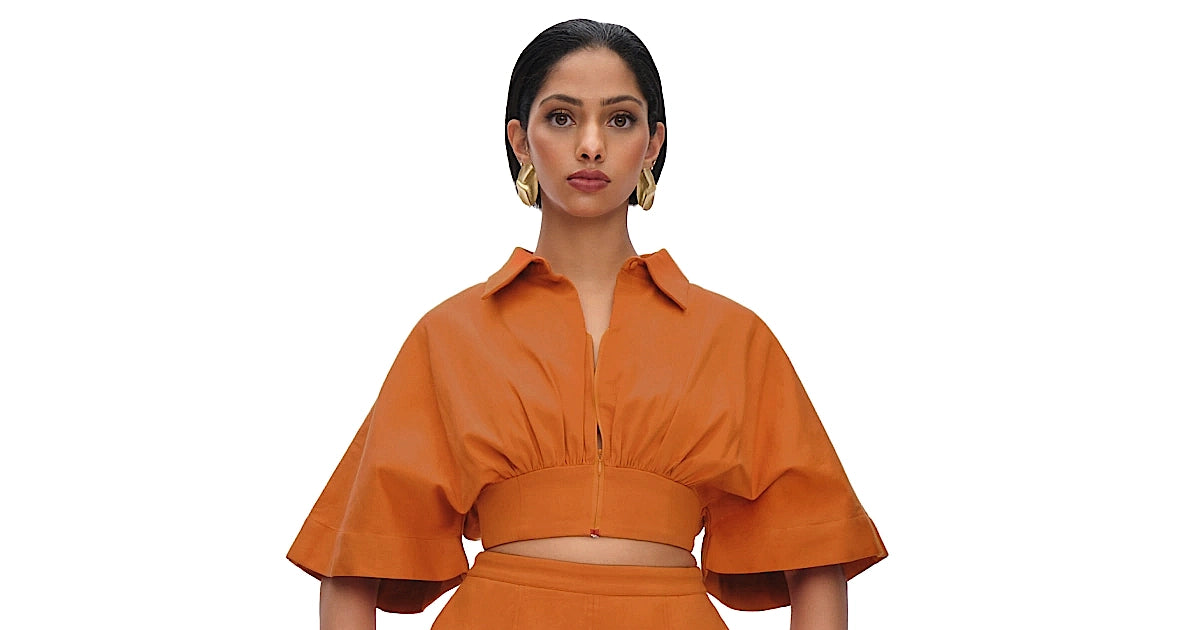 Andrea Iyamah: Alu Crop Top | Swimwear World