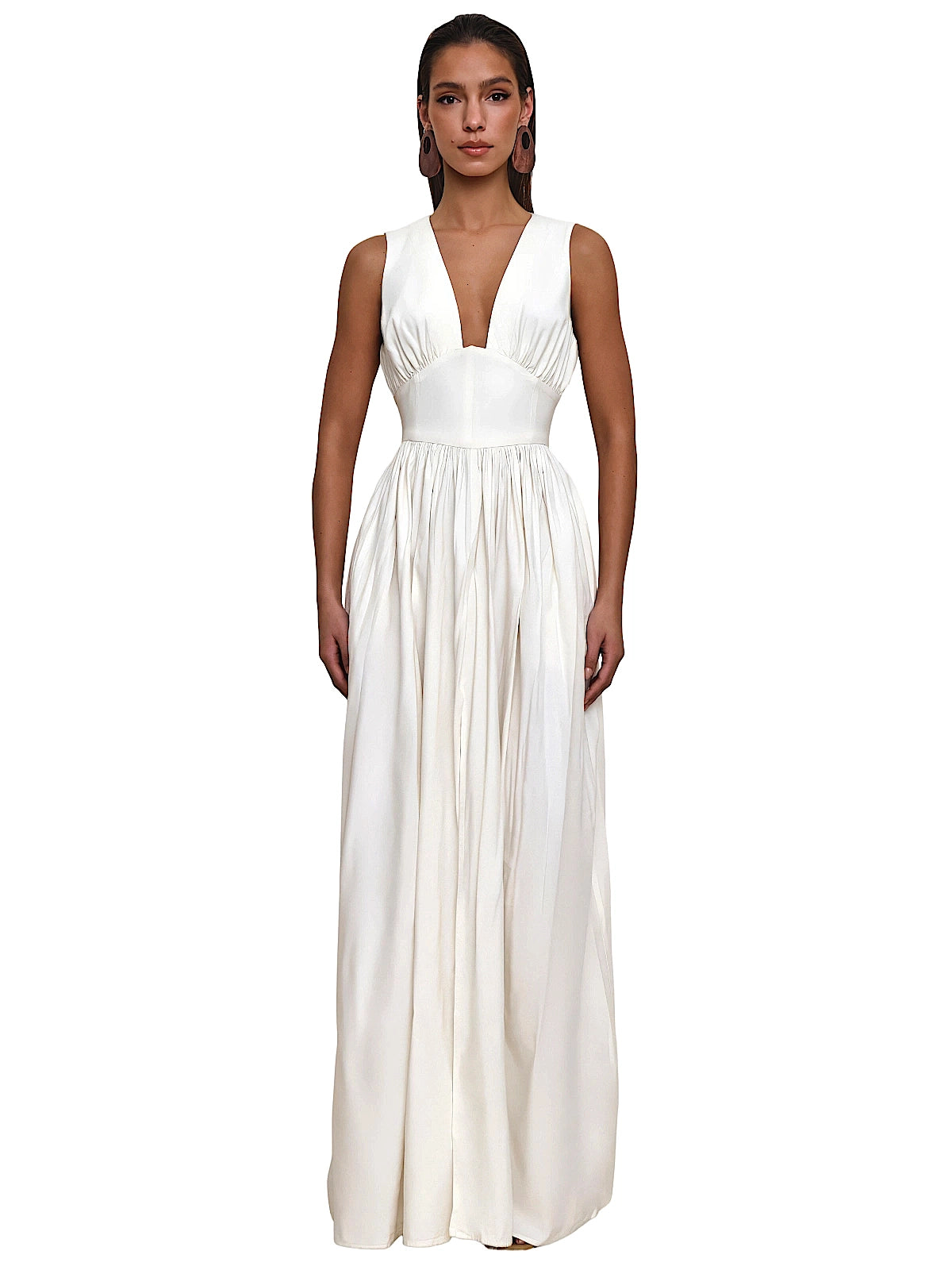 andrea iyamah essi abstract cotton maxi dress Andrea Iyamah Essi Abstract Cotton Maxi Dress