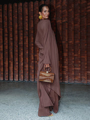 Andrea Iyamah: Ovu Knit Cape (OVU-CFFE-CP)
