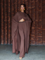 Andrea Iyamah: Ovu Knit Cape (OVU-CFFE-CP)