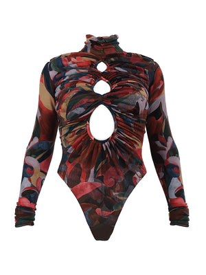 Andrea Iyamah: Salle Mesh Bodysuit (SALLE-LEWE-BDST)