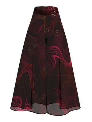 Andrea Iyamah: Oro Flared Pants Regular (ORO-CRDA-P)