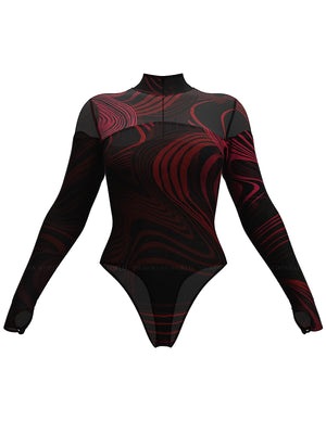 Andrea Iyamah: Loma Mesh Bodysuit (LOMA-CRDA-BDST)