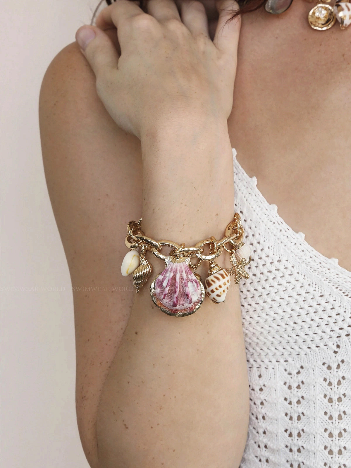 Ettika: Mermaid Tears Bracelet (B1402.SHL.G)