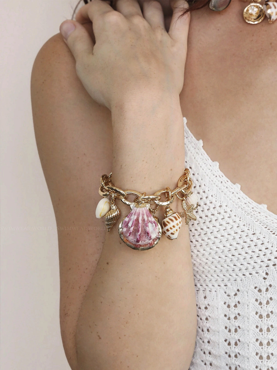 Ettika: Mermaid Tears Bracelet (B1402.SHL.G) – Swimwear World