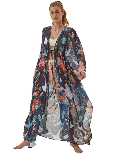 Aquamanile: Printed Butterfly Kimono (Buttterfly-prt)