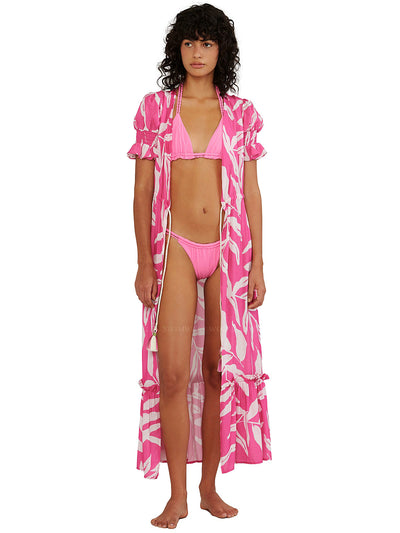 Palmacea: Printed Baggy Sleeves Cover Up (PRBASLC-SERA)