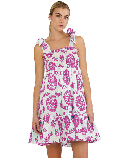 Palmacea: Azalea Ruffled Mini Dress (AZRUMID-AZDA)