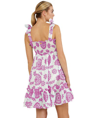 Palmacea: Azalea Ruffled Mini Dress (AZRUMID-AZDA)