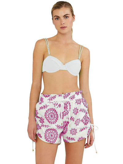 Palmacea: Azalea Side Ruched Shorts (AZSIRUS-AZDA)