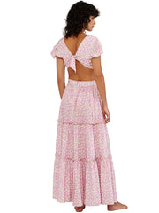Palmacea: Printed Hoop Dress (PRHOOPD-LAVA1)