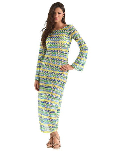 OneOne: Carole Long Dress (OC5065TX-ELT)