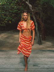 OneOne: Johanne-Itzel Long Skirt (OC5071TX-SMN-OC5072TX-SMN)