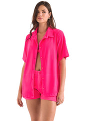 OneOne: Isabella Shirt-Kara Short (OC5046TX-PNY-OC5047TX-PNY)